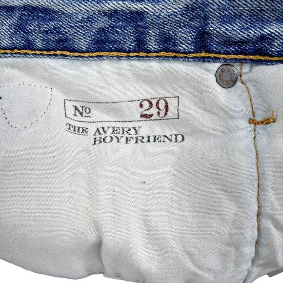 Polo Ralph Lauren The Avery Boyfriend Jeans Sz 29 x26 Relaxed Fit Stitching Logo - Picture 7 of 7